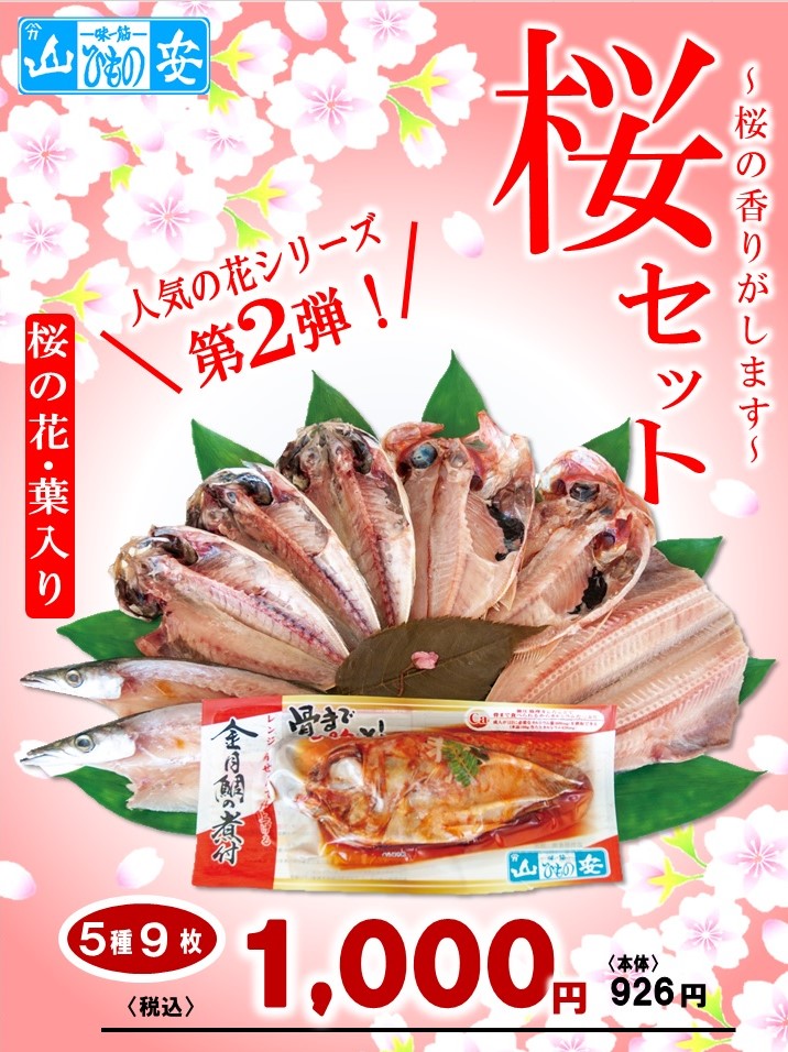・季節限定 人気の干物セット 